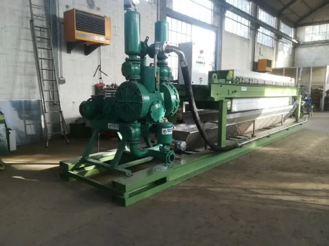 VERLICCHI S.R.L. provides a filter-press 1000x1000