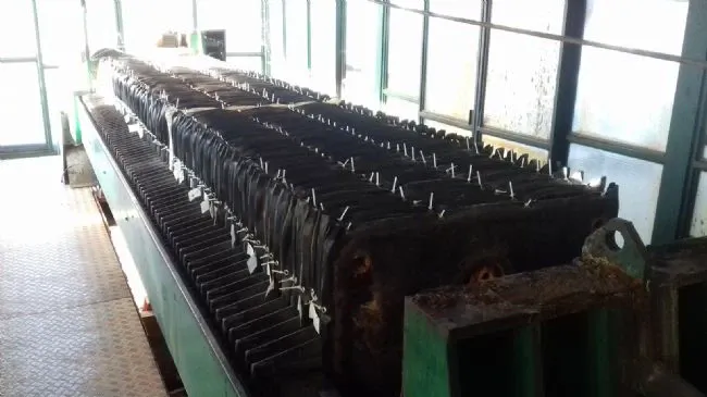 N.02 filter-press DM AUTOMAT 800x800 with 70 plates installed.